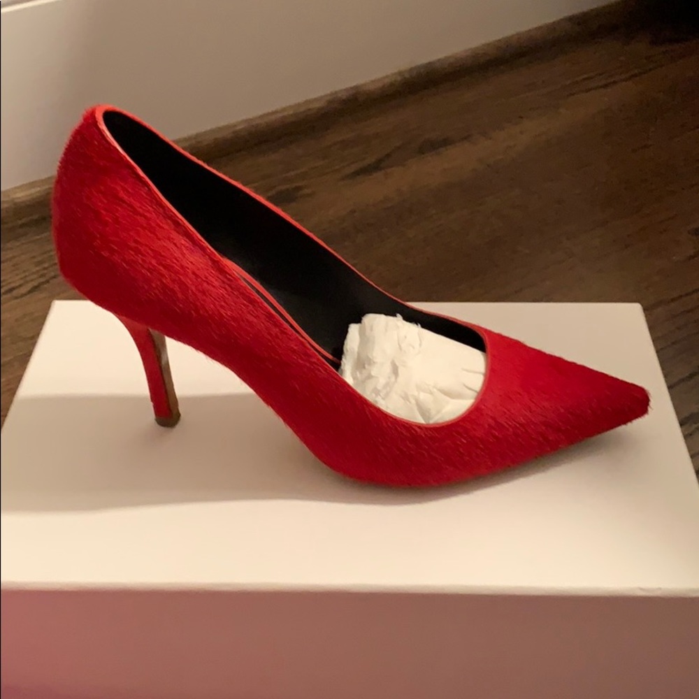 Celine Pony Hair Pumps